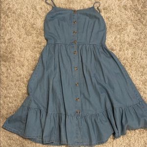 Medium denim sunflower dress